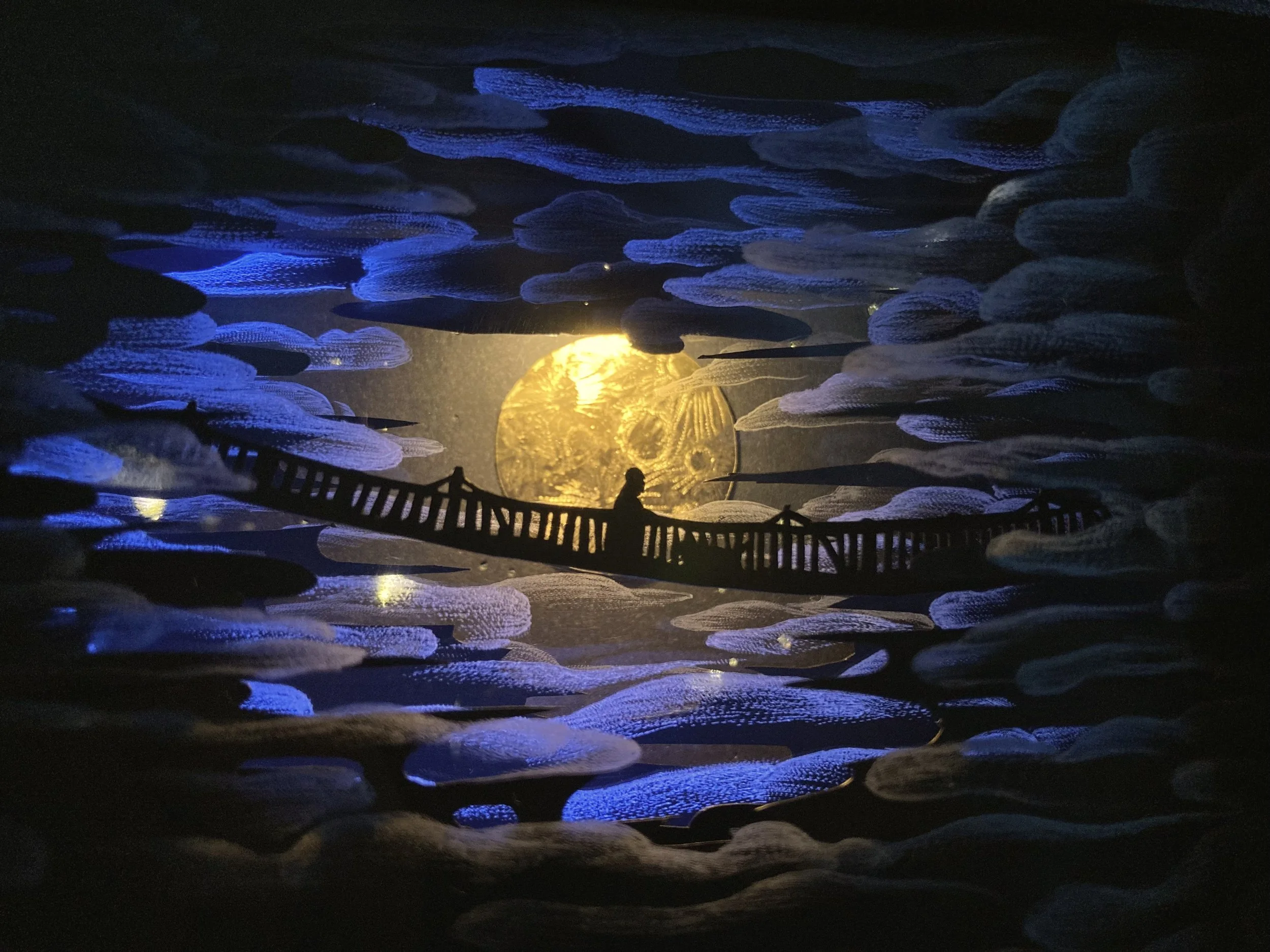 リチャードスペンサー　Moon Cat 版画 リチャードスペンサー Moon Cat 版画 リチャードスペンサー Moon